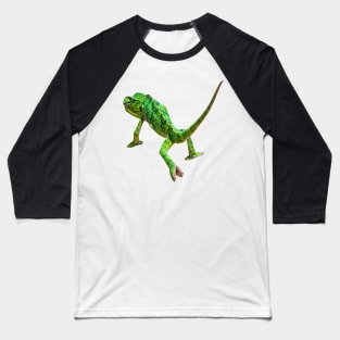 Flap-Necked Chameleon | African Wildlife Baseball T-Shirt